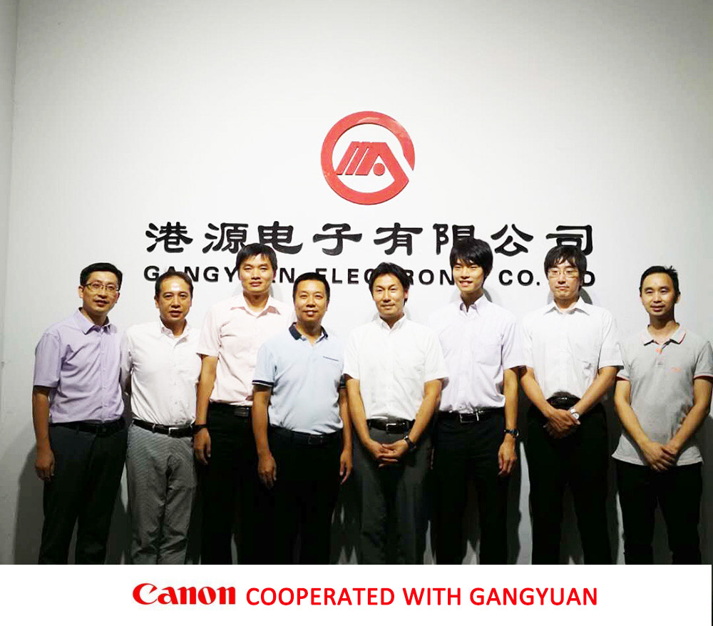  Canon Visita e cooperação comercial com sua fabricante de interruptor de tato.